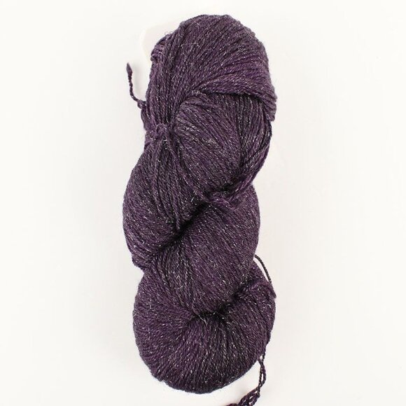 Julie Asselin Stella Yarn Merino Wool Stellina Yarn Sparkling Concord Purple - Picture 1 of 4
